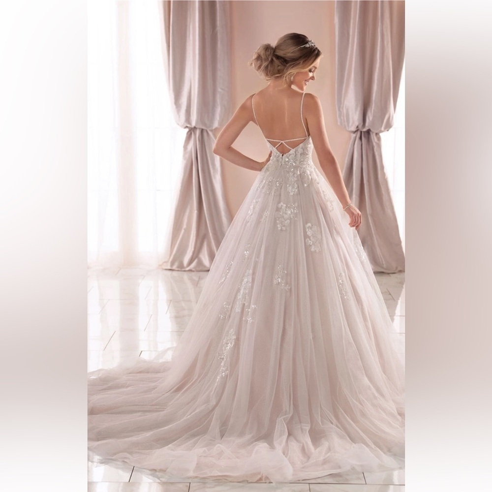 Stella York 6886 Ivory /Moscato size 12 - Picture 3 of 11